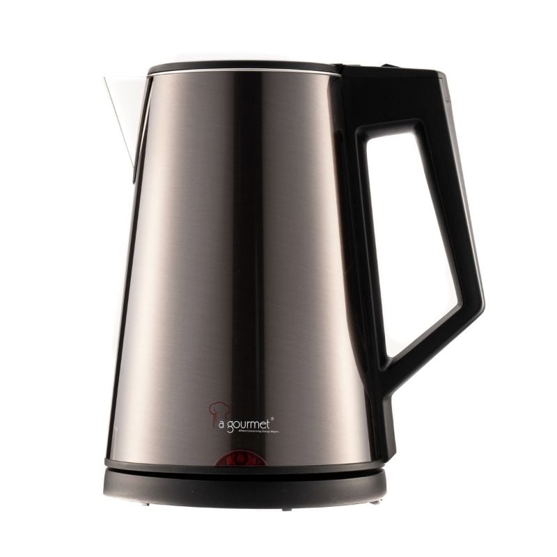 Healthy Seamless Electric Kettle 1 7l Titanium Black La Gourmet