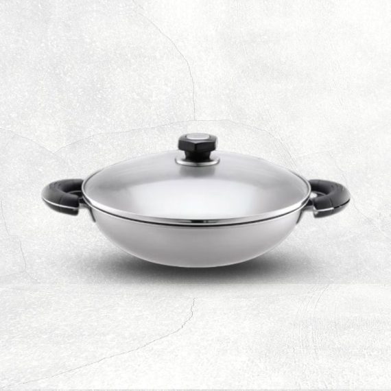 2023.02.07 LA GOURMET ELITE 32CM STAINLESS STEEL WOK