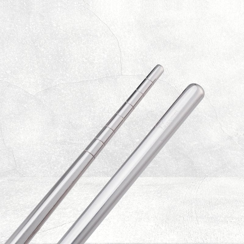 Stainless Steel Chopsticks 5 Sets Per Set - La gourmet® Malaysia