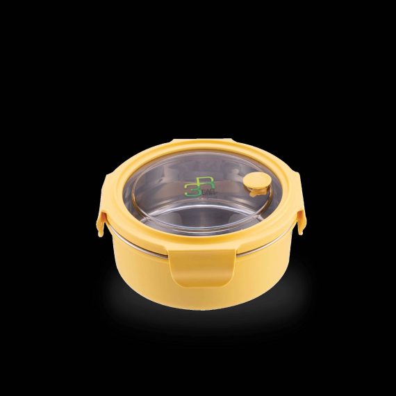 Round-Lunch-Box700ml(Yellow)