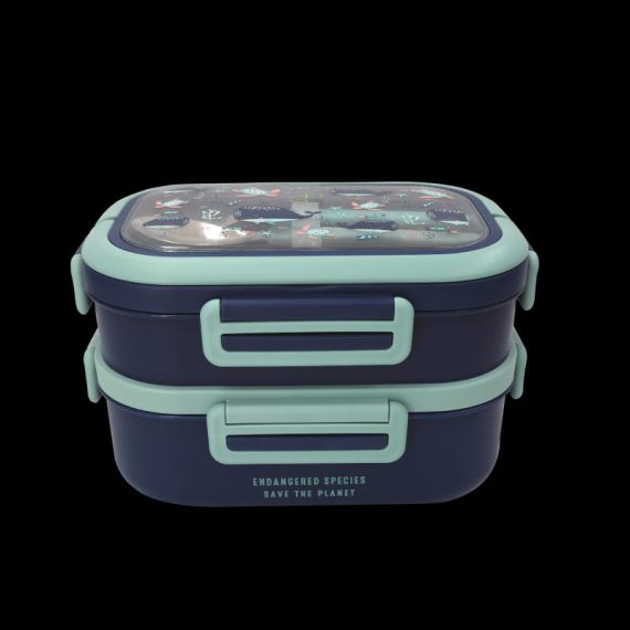 Save The Planet 1650ml 2Tier Tiffin Carrier with Cutlery
