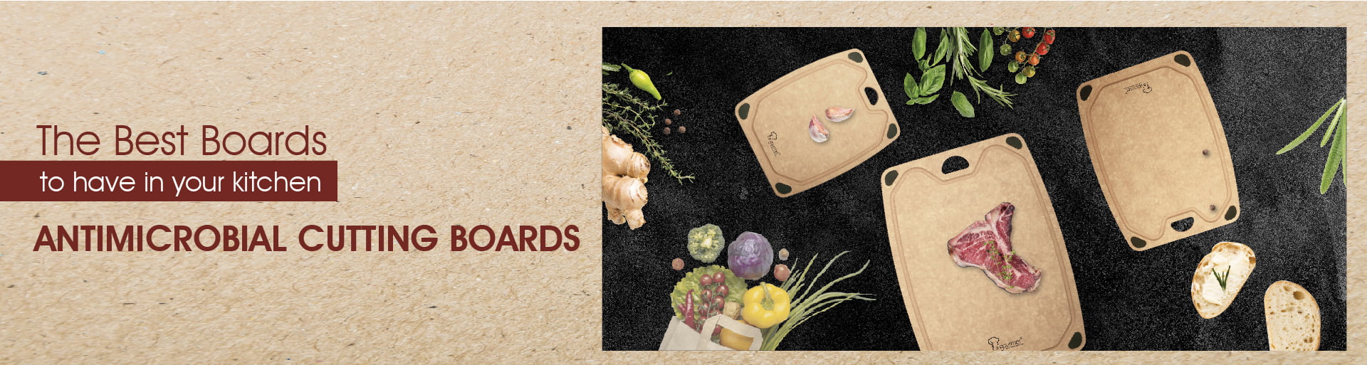 Antimicrobial + Antibacterial Cutting Boards