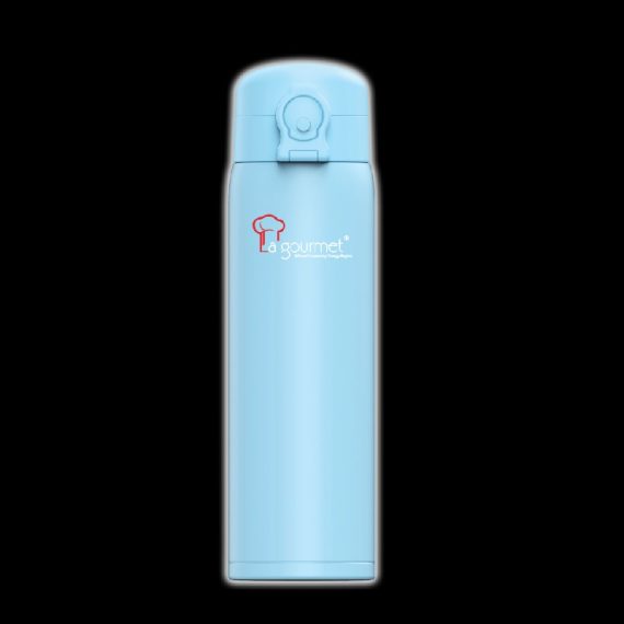 La gourmet Trendy Collection 480ml Thermal one touch flask – Cool Matt Blue-min