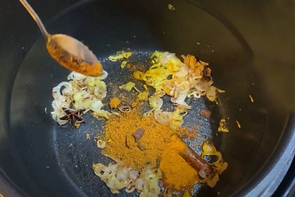 add in spice powders