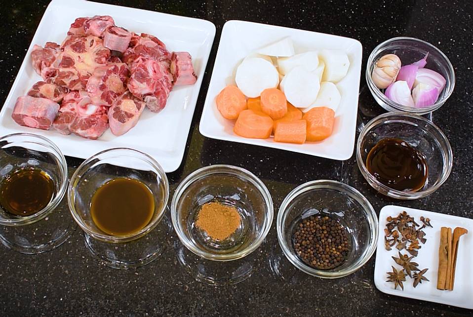 oxtail soup ingredients