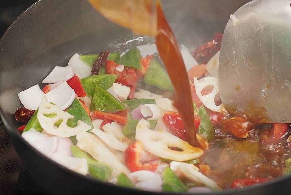 add in the rest of the ingredients to stir fry