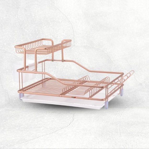 2023.05.18 Shogun Copper Diamond 2-Tier Anodized Aluminium Dish Rack