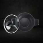 Shogun Shinji 28 x 7.5cm Wok with Glass Lid, 3.5L (Induction) 3 Shogun Shinji 28 x 7.5cm Wok with Glass Lid, 3.5L (Induction) 3