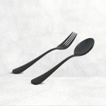 2023.05.18 Milan 2pcs Travel Cutlery Set [Black] 02