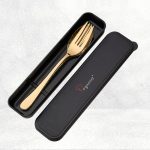 2023.05.18 Rome 2pcs Travel Cutlery Set [Gold] 01