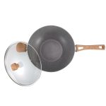 Shogun Joy Collection 32 x 10.5cm Wok with Glass Lid 2