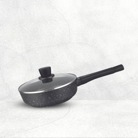 Shogun Hotaka 24x7cm Deep Frypan with Glass Lid