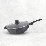 Shogun Hotaka 34×10.cm Wok with Glass Lid