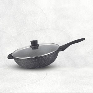 La gourmet Nitrigan 40 x 11cm Cast Iron Open Wok , 8L (IH) - La gourmet®  Malaysia