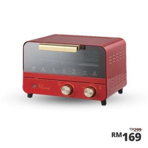 Healthy Electric Oven 12L, Imperial Red