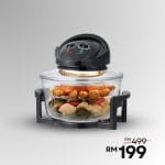 2024.03.14 Turbo Roaster Crystalline Air Fryer Black 01