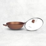 2023.05.24 Copper Diamond La gourmet Copper Diamond 34cm Wok With Glass Lid (IH) Free 20cm Free Frypan (IH) 04