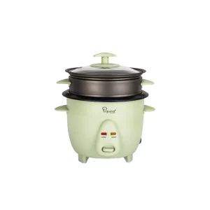 Electric Rice Cooker with Non-stick Steamer - 0.6L Mint Green