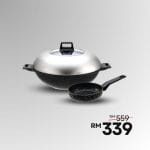 2024.05.16 Shogun Marble 36 x 11cm Wok With Semi Glass Lid 01 2024.05.16 Shogun Marble 36 x 11cm Wok With Semi Glass Lid 01