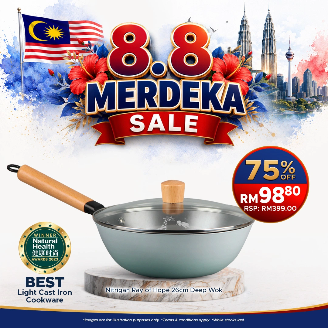 Nitrigan Ray of Hope 26cm Deep Wok