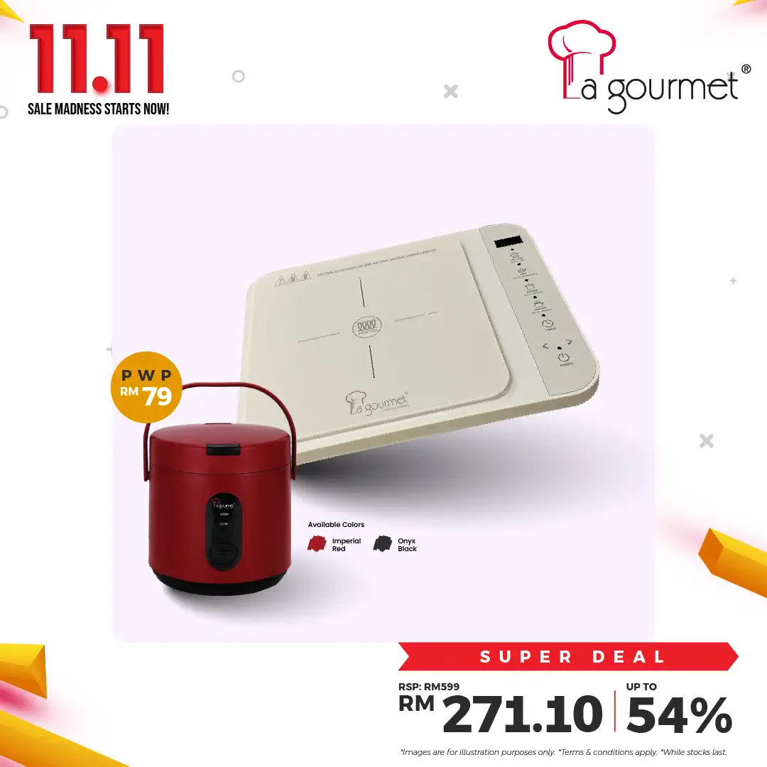 Electric Induction Cooker- Vanilla Cream