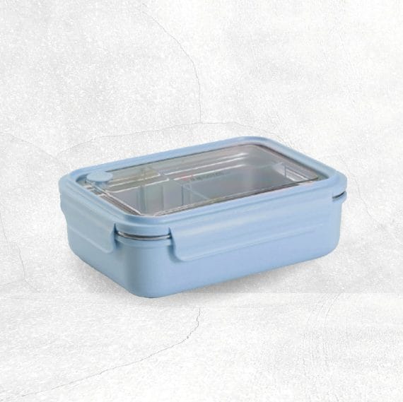 2023.09.04 Sassy Collection 1100ml Rectangular lunch box Blue