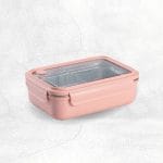 2023.09.04 Sassy Collection 1100ml Rectangular lunch box Pink 2023.09.04 Sassy Collection 1100ml Rectangular lunch box Pink