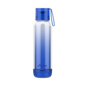 La gourmet Pureglas Double Walled 550ml Bottle [Blue]