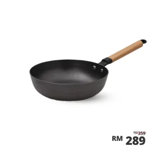 Nitrigan 28 x 8.2cm Cast Iron Pan For Deep Frying with Induction