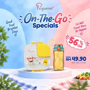 Sassy Kids 600ml Lunch Box with spoon & scissors - Monster