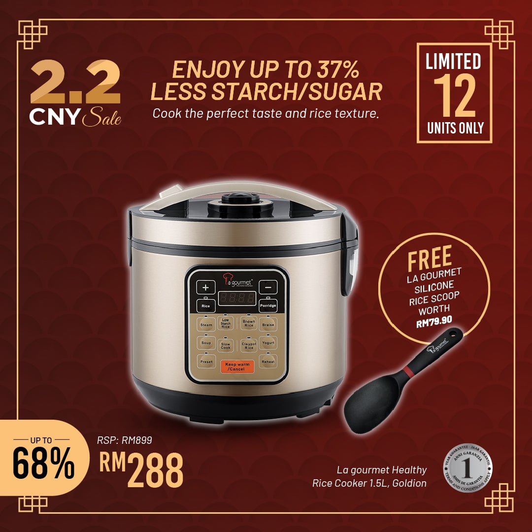 37% Starch Reducing Rice Cooker