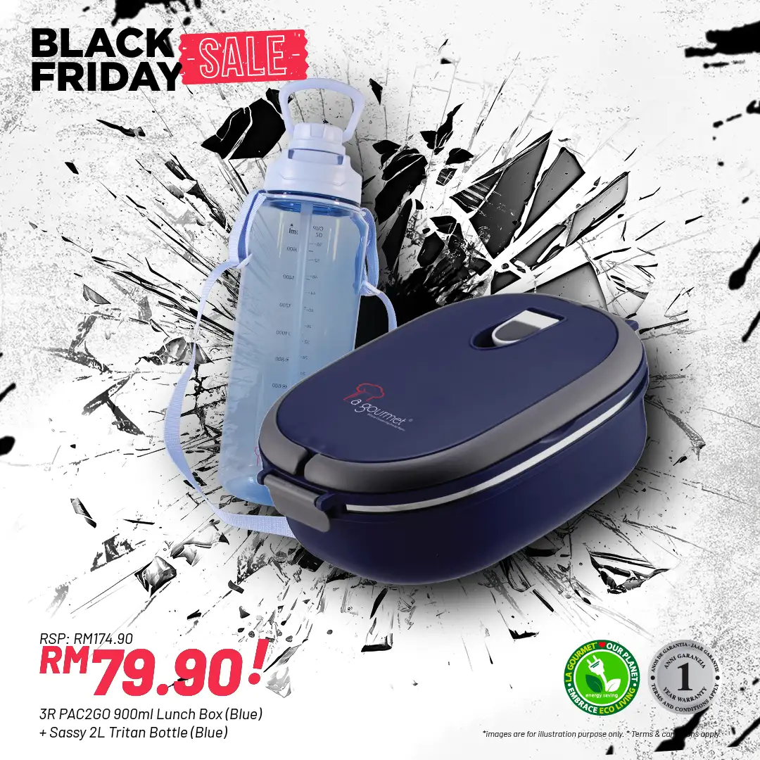 Sassy 2000ML Tritan Bottle - Blue