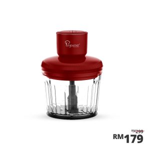 Healthy Glass Chopper 2L, Matt Red