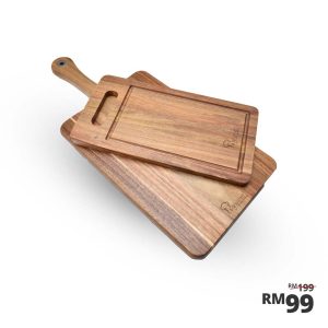 Acacia 2pieces Cutting Board Set [Lorraine]