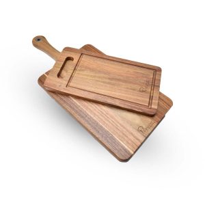 Acacia 2pieces Cutting Board Set