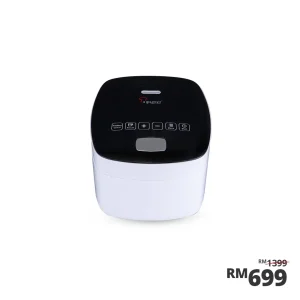 La gourmet Pro Series Healthy Rice Cooker 1.2L, SS Inner Pot White