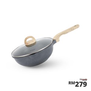 Shogun Granite Plus Ceragan 28cm Wok