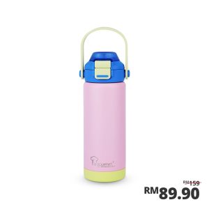 Superwide Wave 530ml Bottle - Dark Pink / Blue
