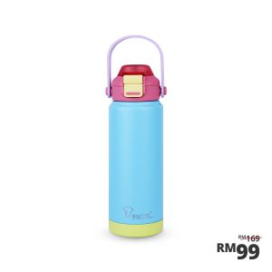 Superwide Wave 720ml Bottle - Dark Blue / Pink