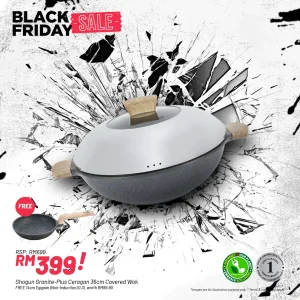 Shogun Granite Plus Ceragan 36cm Wok