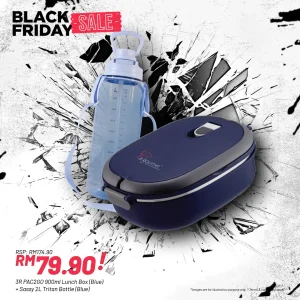 Sassy 2000ML Tritan Bottle - Blue