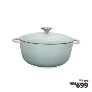 La gourmet Amoura 24 x 11cm Cast Iron Casserole 4L
