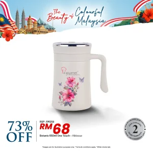 Botanic 0.5L Mug - Hibiscus