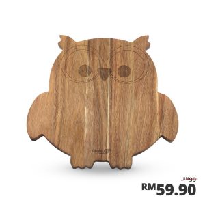 Shogun Acacia Serving Board - Owl