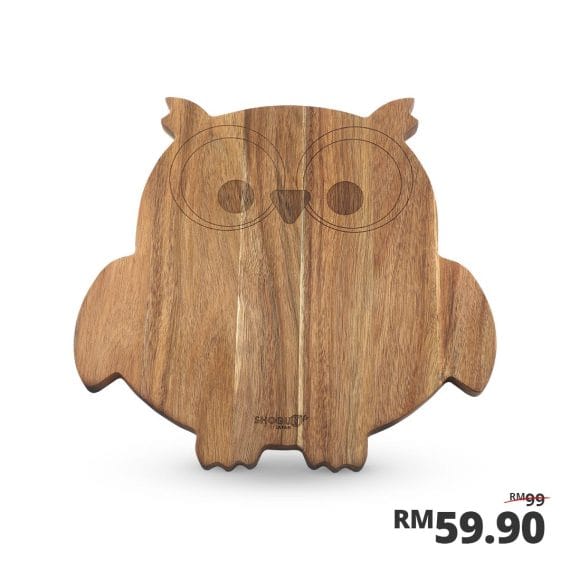 2024.11.15 Shogun Acacia Serving Board – Owl