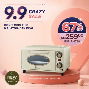 Healthy Electric Steam Toaster Oven