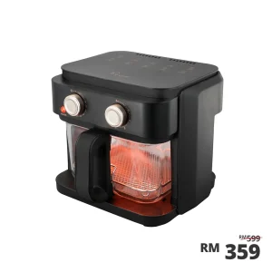Crystalline Air Fryer 5.5L - Matt Black
