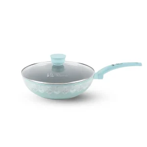 La gourmet Emerald Hill 28cm wok with lid