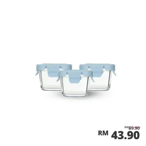 Pureglas 0.16L Square Set (3’s)