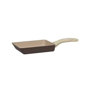 Shogun Mini 2 Ceragan Ceramic 18 x 13cm x 3.5cm Tamago Pan,0.7L (Induction) - Mocha